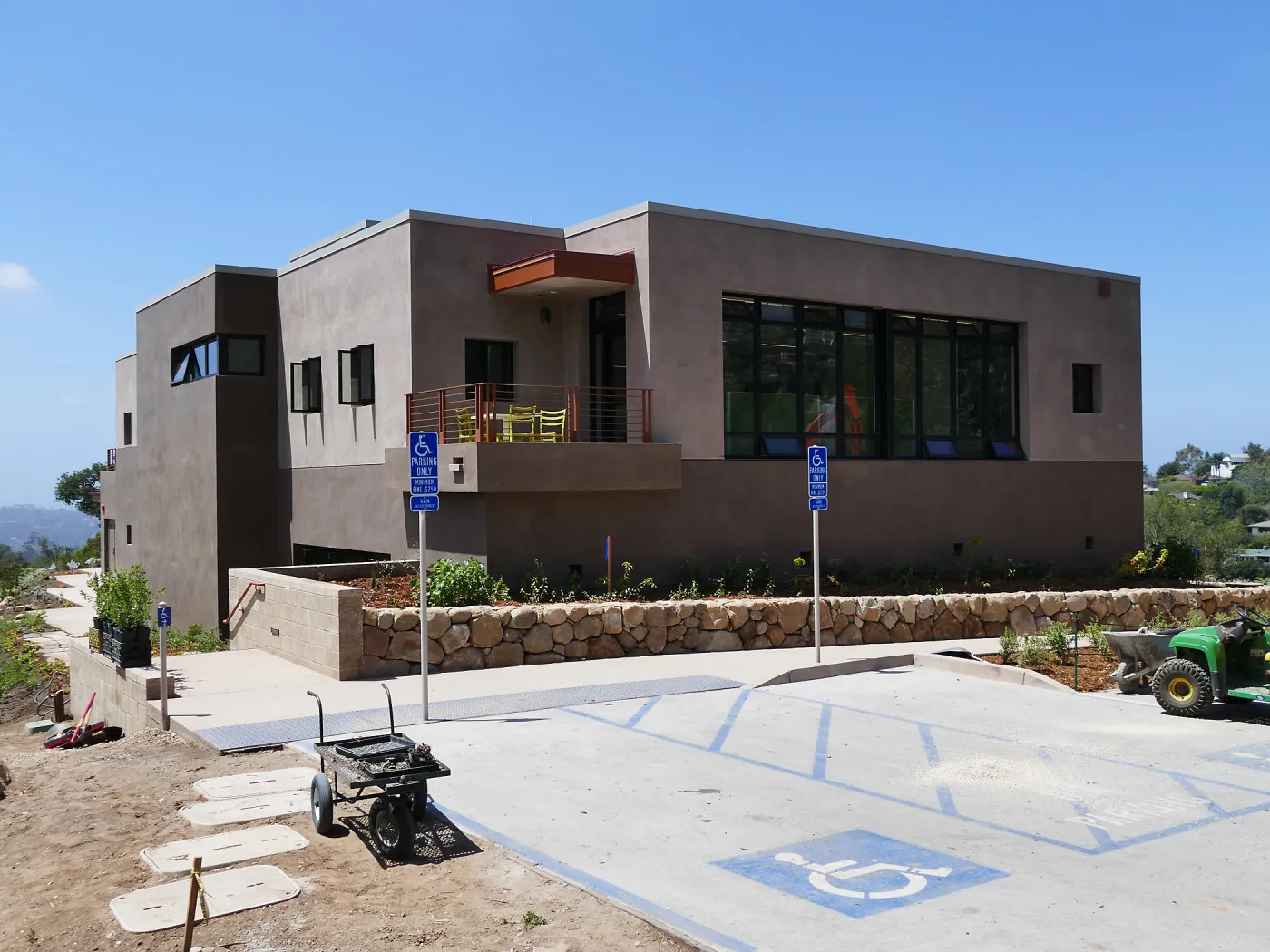 Pritzlaff Conservation Center Construction, exterior looking southwest