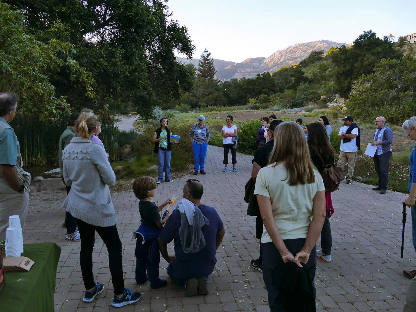 Member Appreciation Month, Full Moon Hike, Cathy Castaneda talking about California frogs
