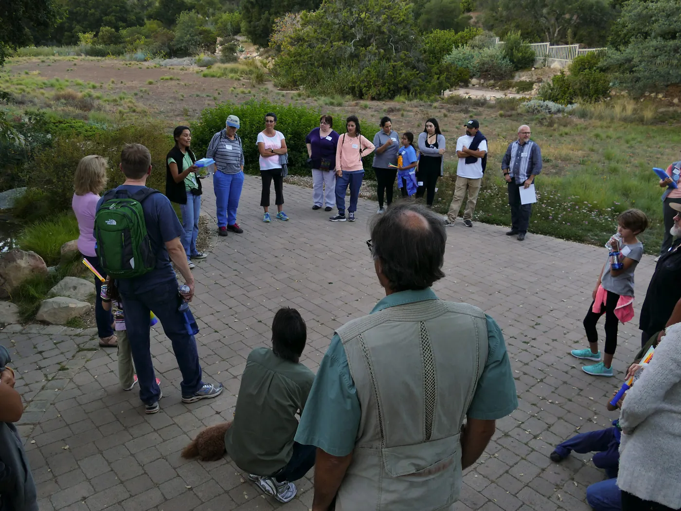 Member Appreciation Month, Full Moon Hike, Cathy Castaneda talking about California frogs