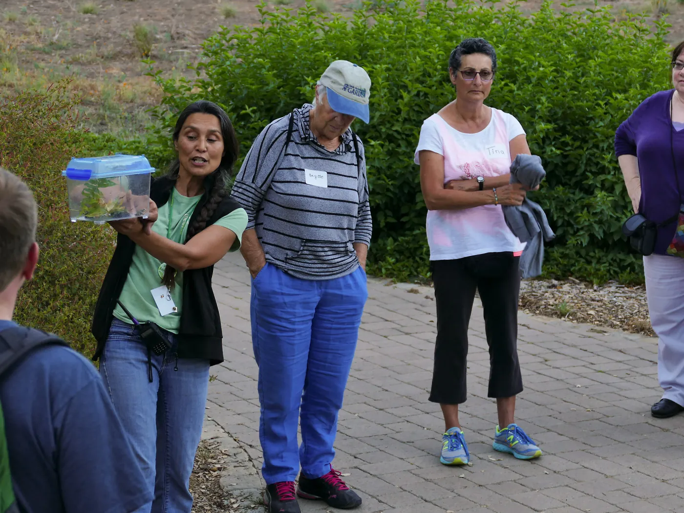 Member Appreciation Month, Full Moon Hike, Cathy Castaneda talking about California frogs