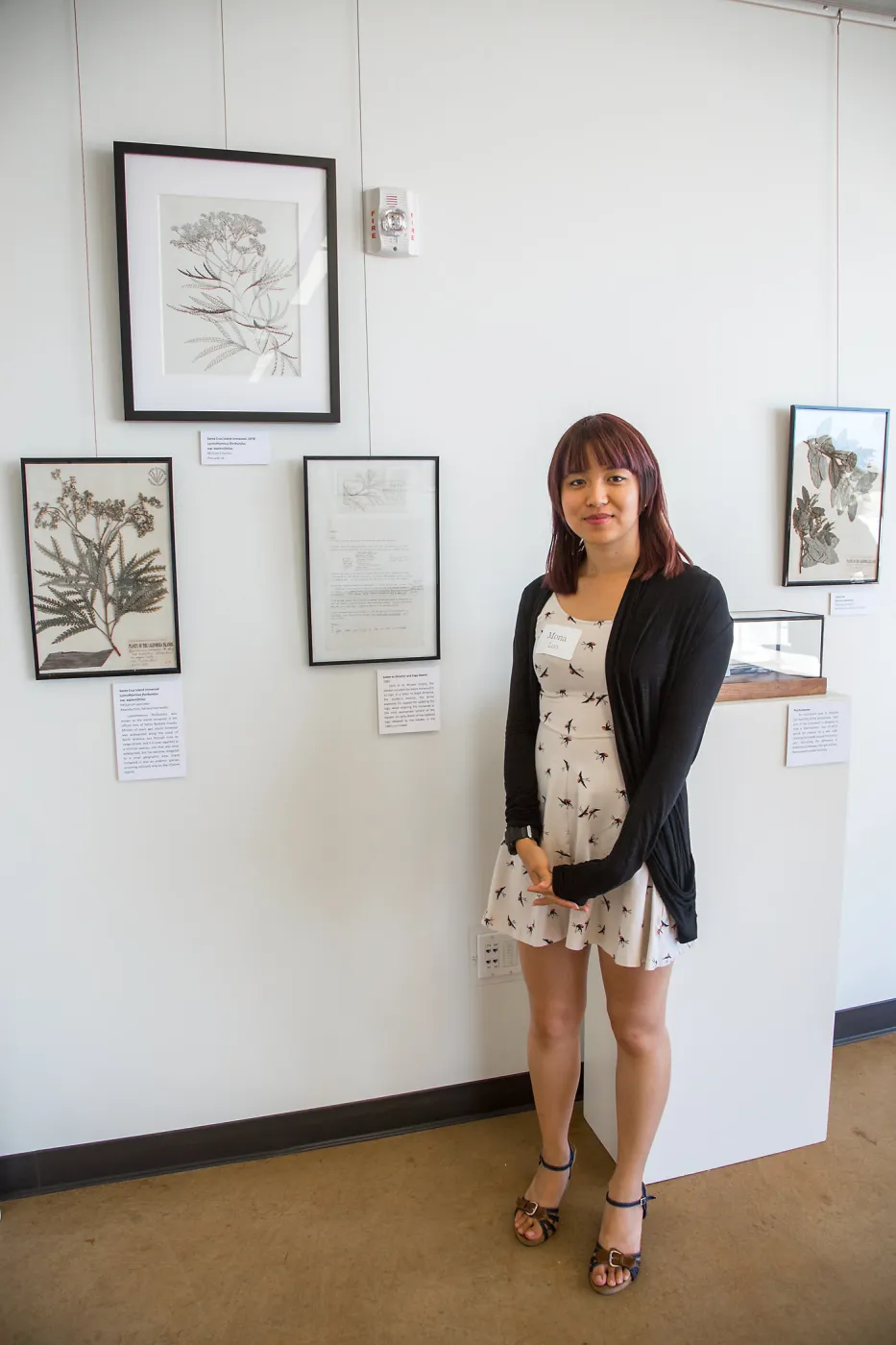 Pritzlaff Conservation Center Ribbon Cutting Celebration, Mona Luo, designer of the opening exhibit