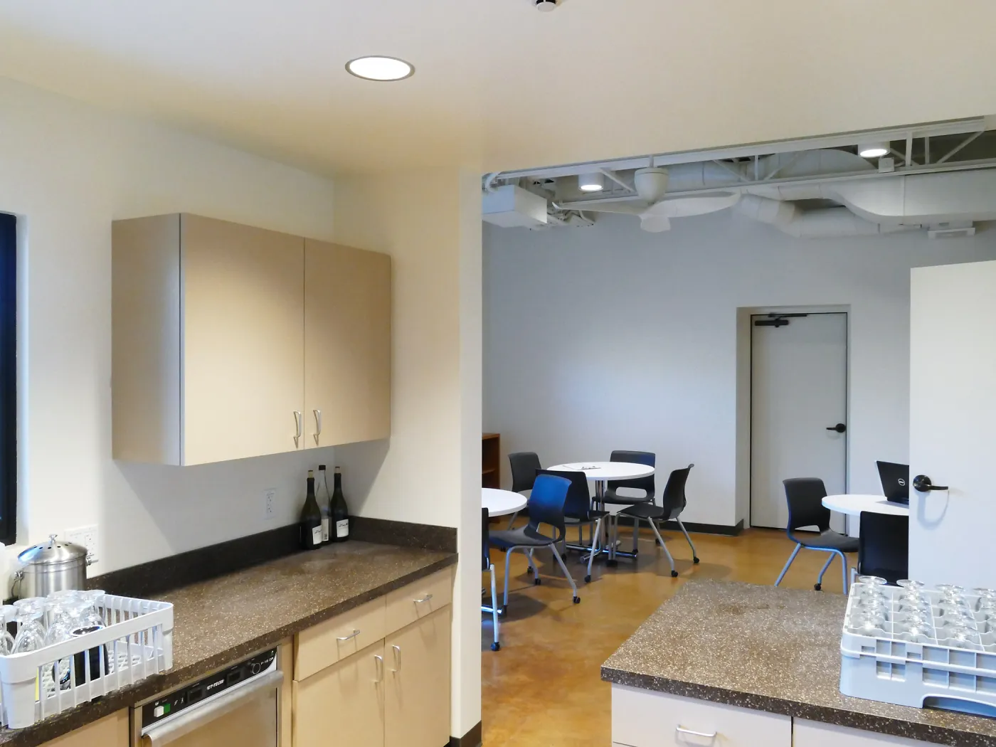 Pritzlaff Conservation Center Construction, Looking southeast across kitchen/breakroom