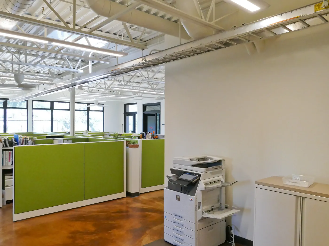 Pritzlaff Conservation Center Construction, looking northeast across Administrative office area