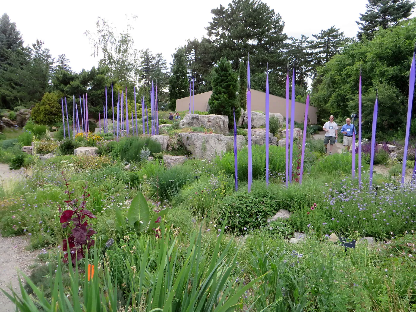 Denver Botanic Garden, APGA meeting. Dale Chihuly scuplture