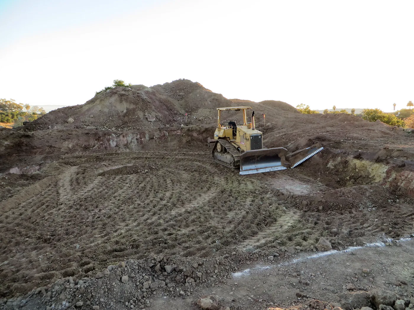 The start of digging at the Pritzlaff Conservation site