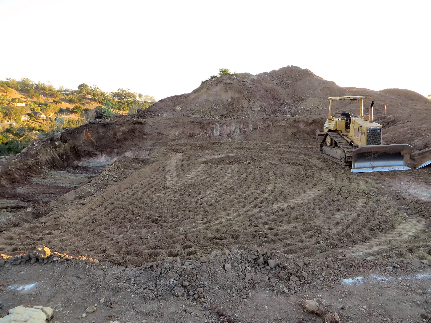 The start of digging at the Pritzlaff Conservation site