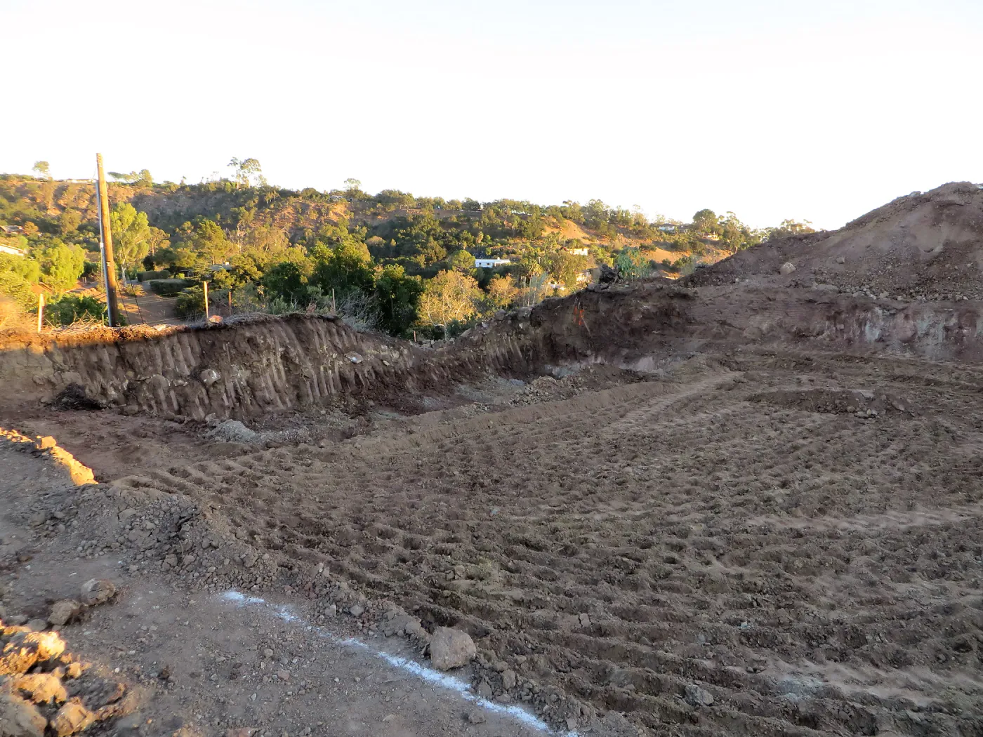 The start of digging at the Pritzlaff Conservation site