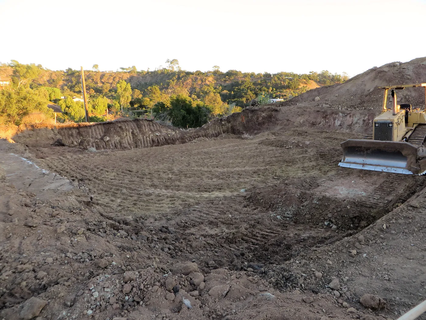The start of digging at the Pritzlaff Conservation site