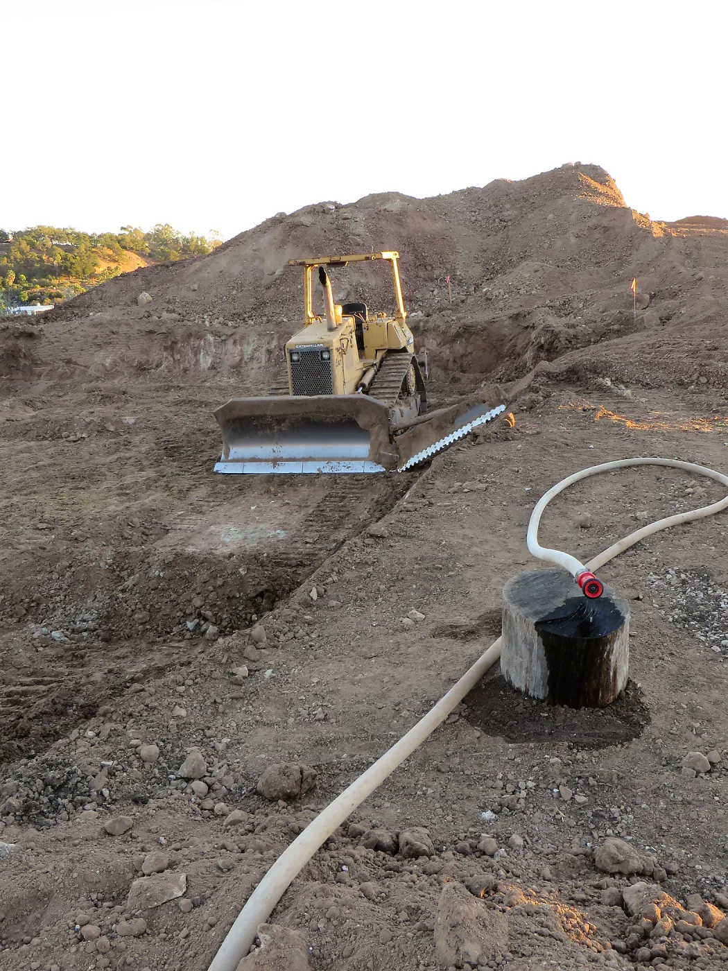 The start of digging at the Pritzlaff Conservation site