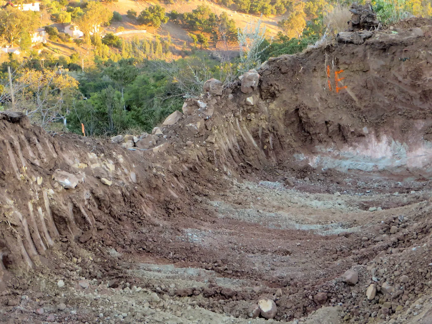 The start of digging at the Pritzlaff Conservation site