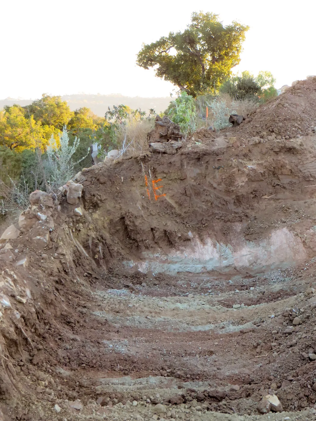 The start of digging at the Pritzlaff Conservation site