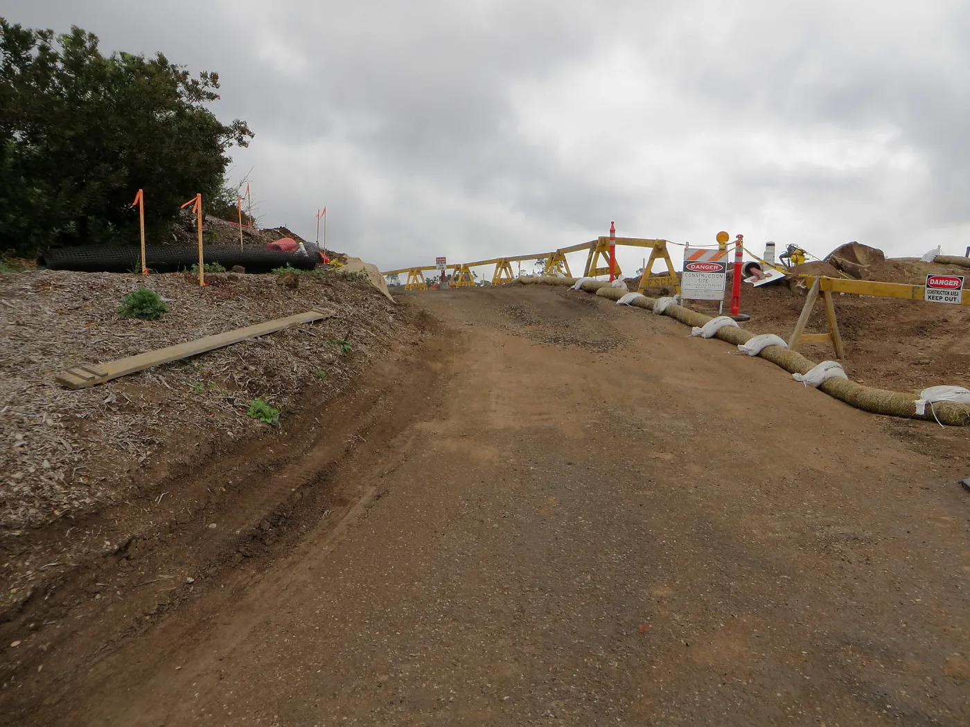Road to Pritzlaff construction site