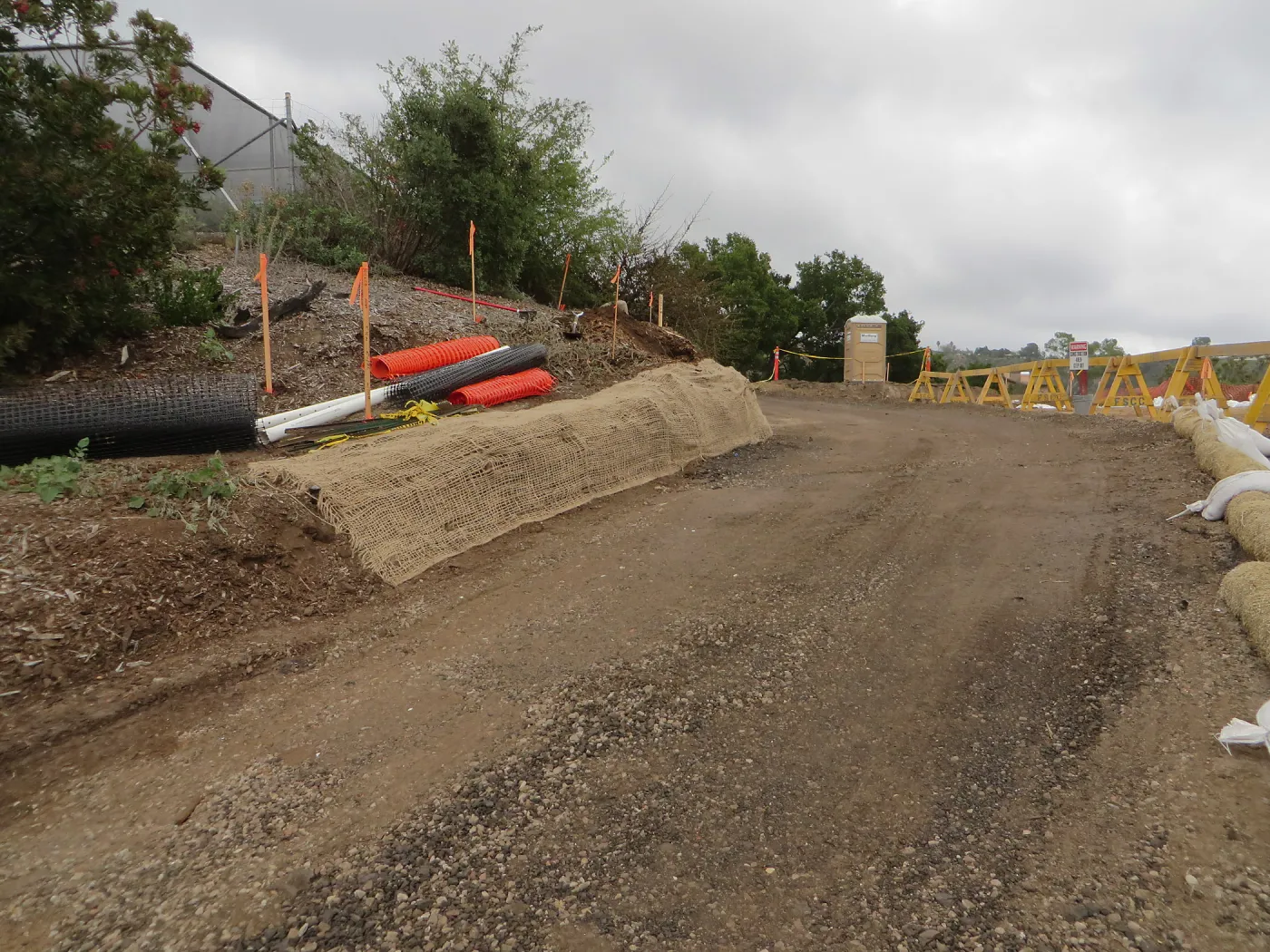 Road to Pritzlaff construction site