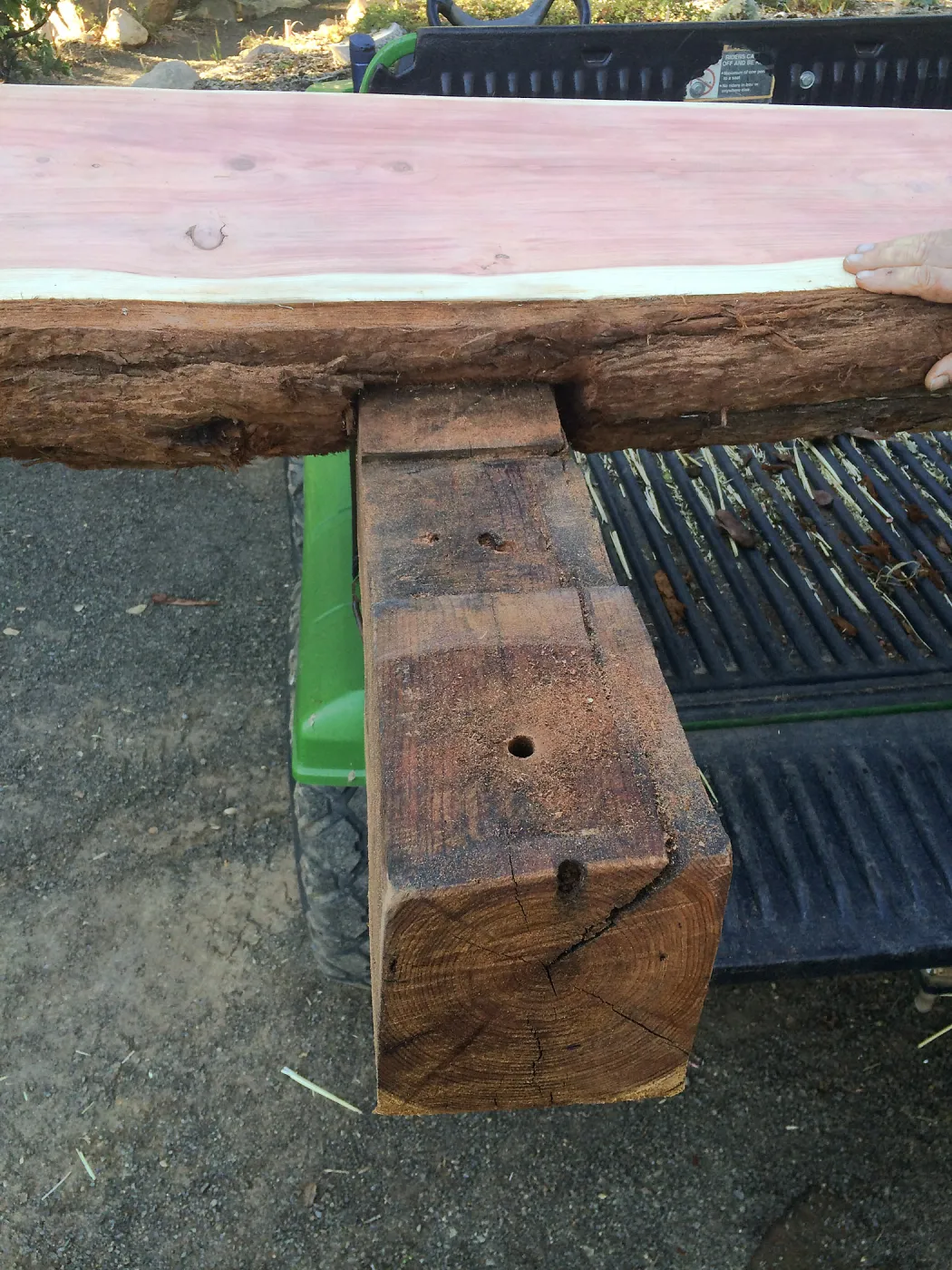 Dave Kershaw creating Jones Bench