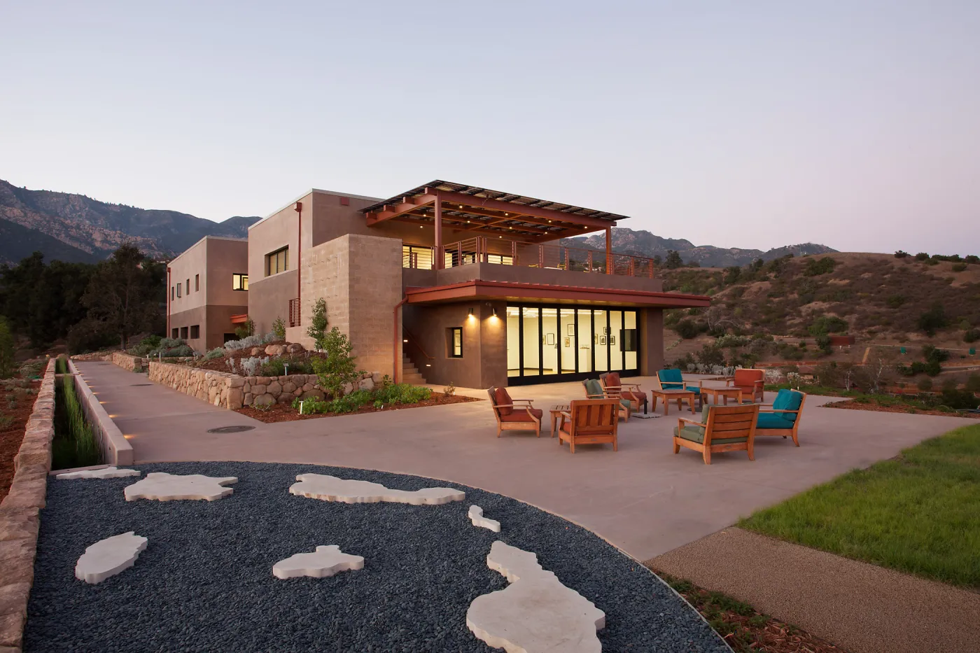 Pritzlaff Conservation Center, Exterior looking northeast