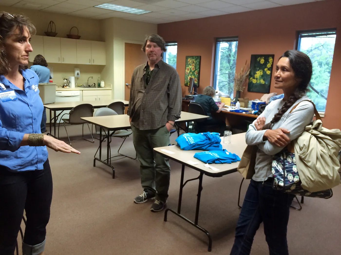 Volunteer breakroom at the Lady Bird Johnson Wildflower Center