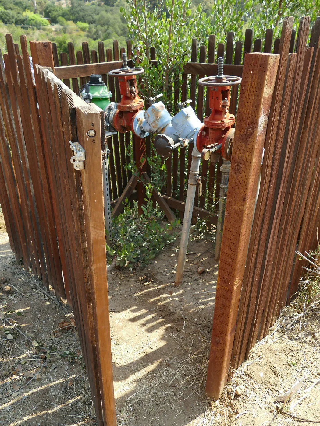 Tunnel Road reverse pressure device and valve station