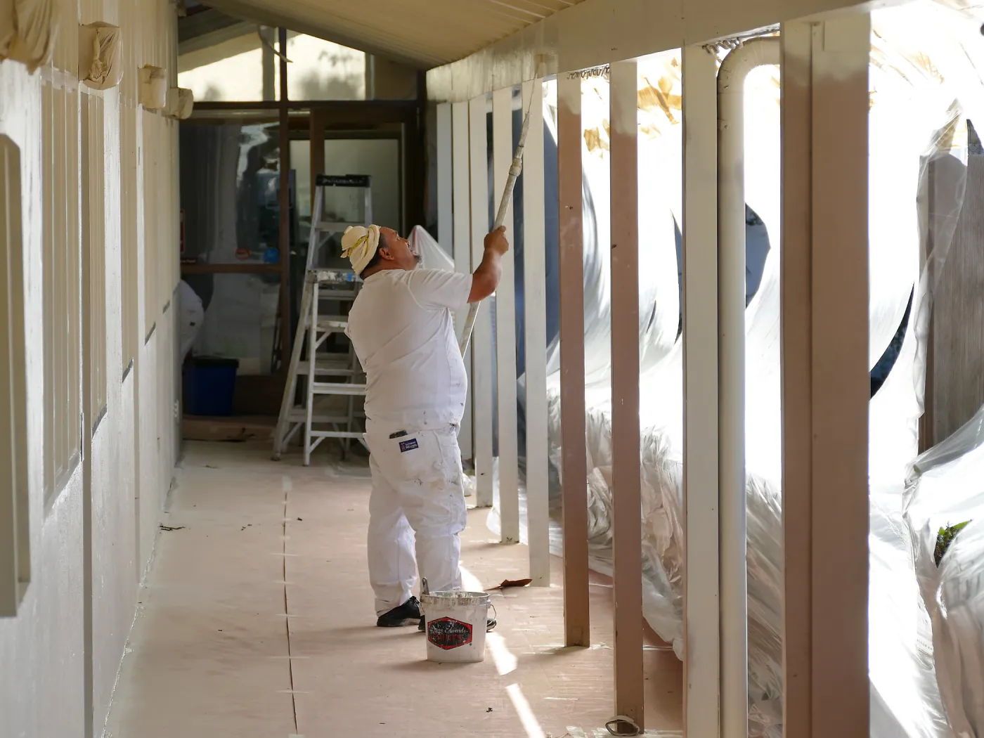 North Wing repainting