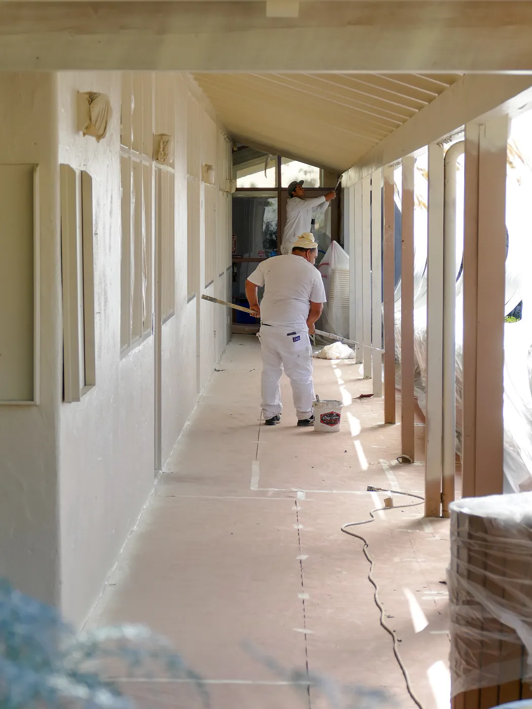 North Wing repainting