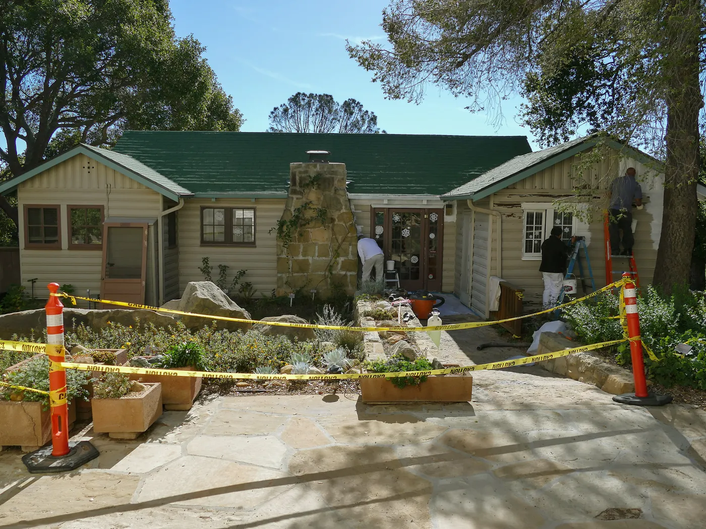 Volunteer Cottage repainting