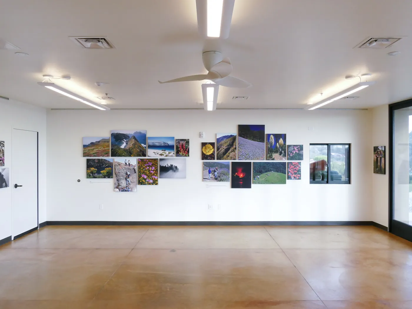 Pritzlaff Conservation Center Exhibit Room, Bob Haller Plants of California Photography Exhibit, east wall
