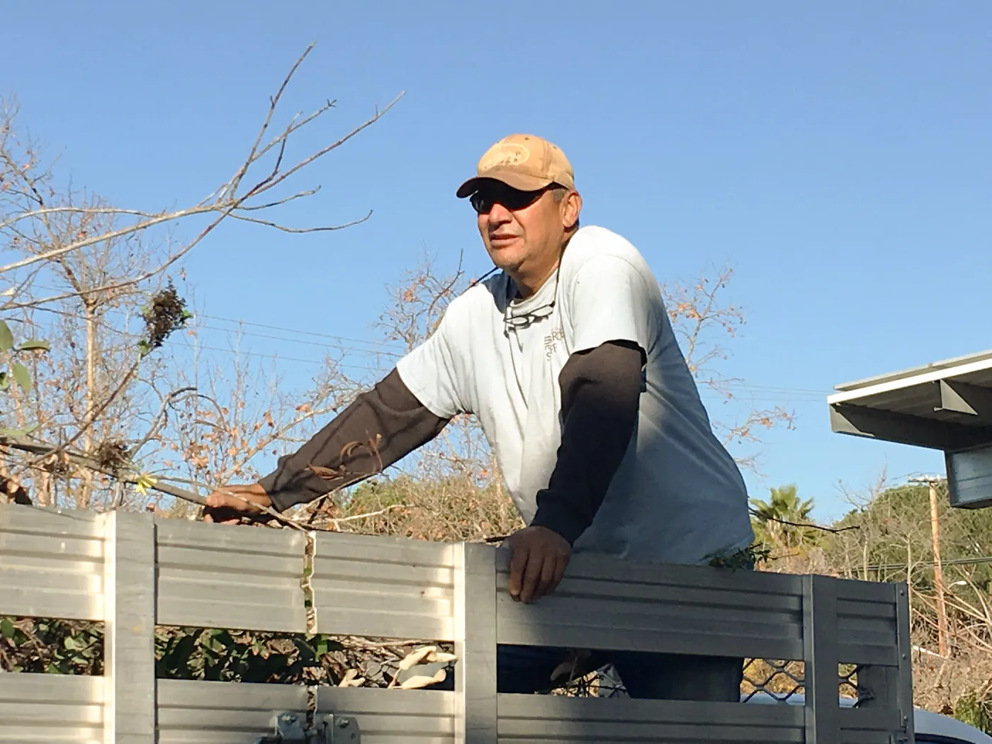 Martin Luther King Day of Service, SBBG staff working at Monte Vista School