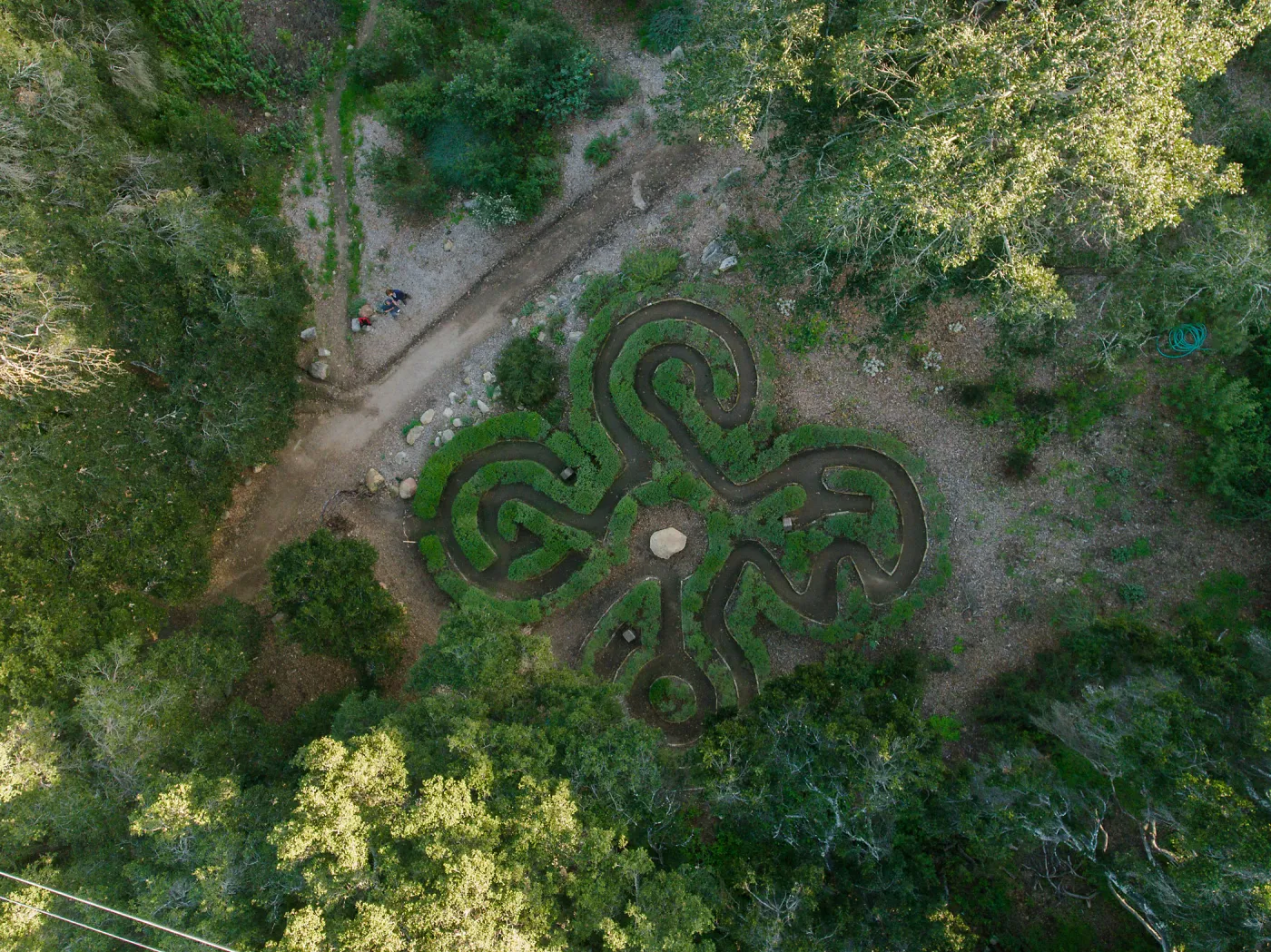 Centennial Maze, aerial view