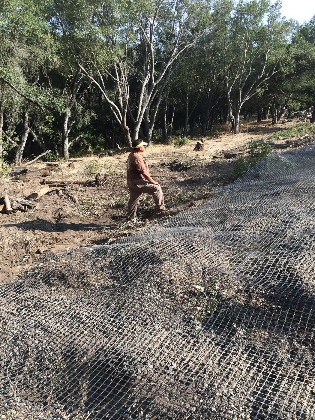 Getting ready for soil stock pile at Hansen archeological site