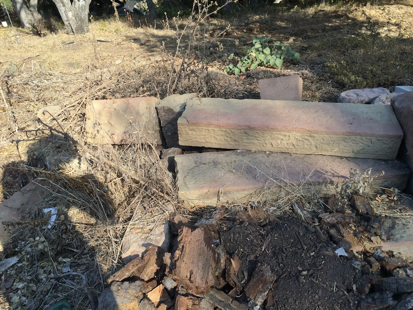 Getting ready for soil stock pile
