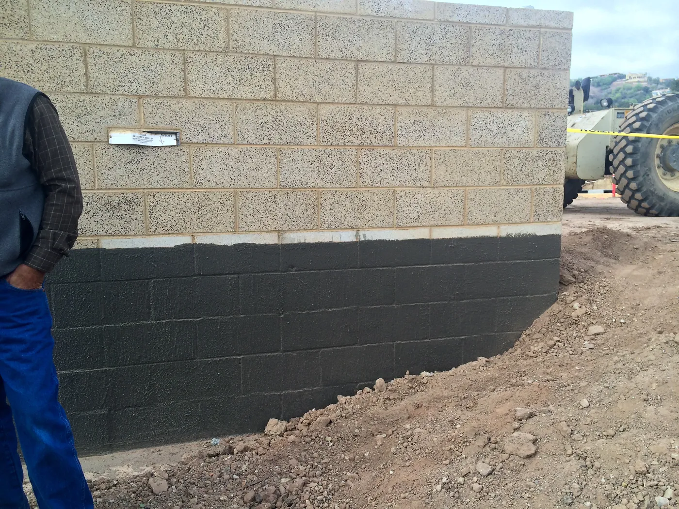 Pritzlaff Conservation center construction. Northeast corner