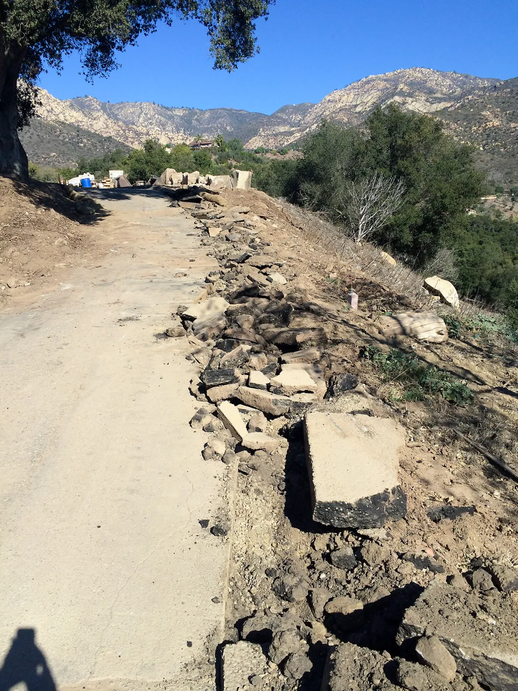 Driveway during Pritzlaff Conservation Center construction.