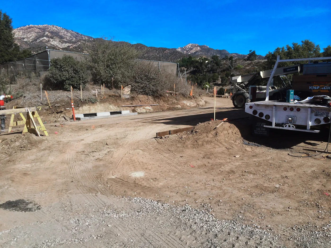 Construction of Pritzlaff Conservation Center driveway