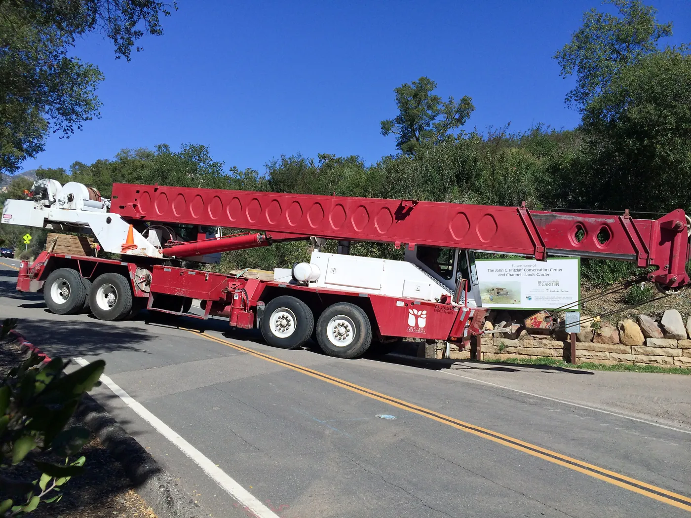Delivery of Island Oaks at Prtizlaff Conservation Center