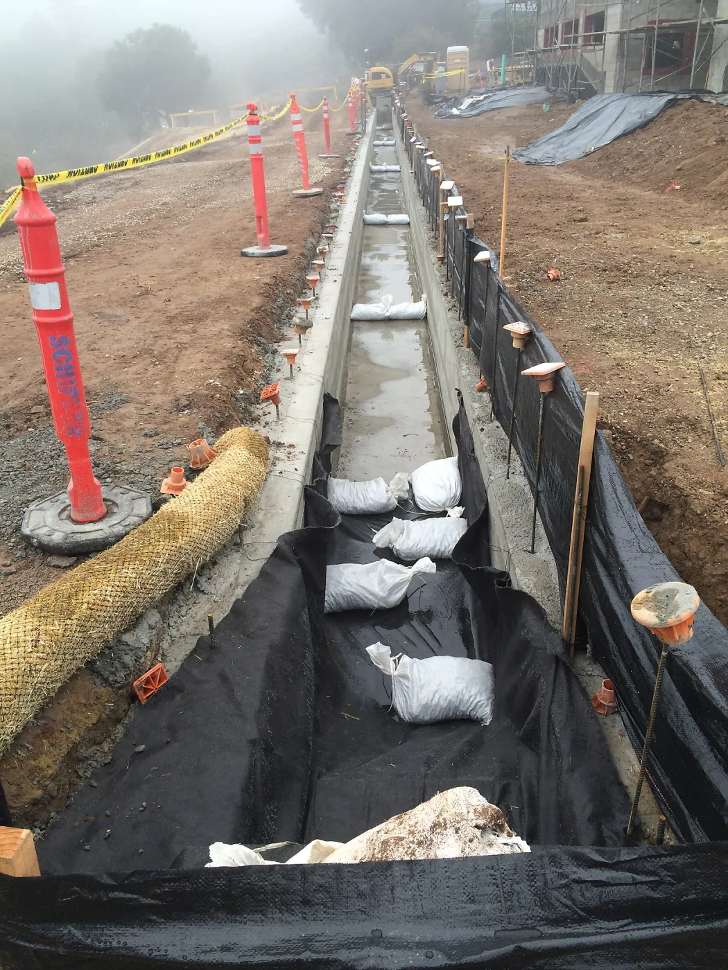 Rill installation at the Pritzlaff Conservation Center