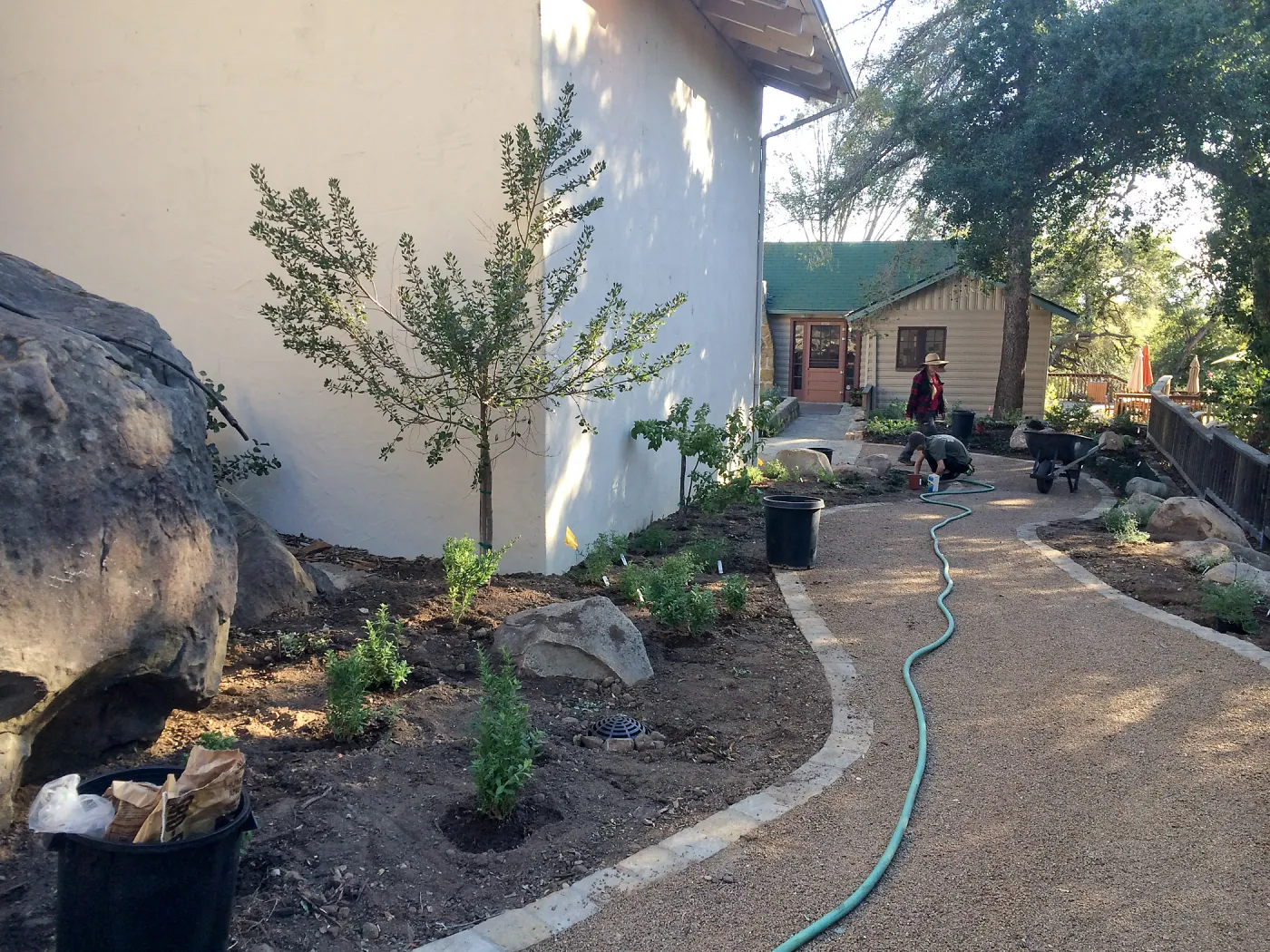 Water Wise Home Demonstration Garden during installation
