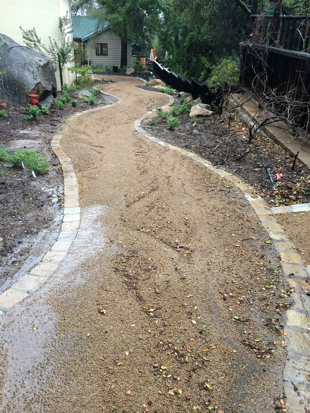 Water Wise Home Demonstration Garden during installation