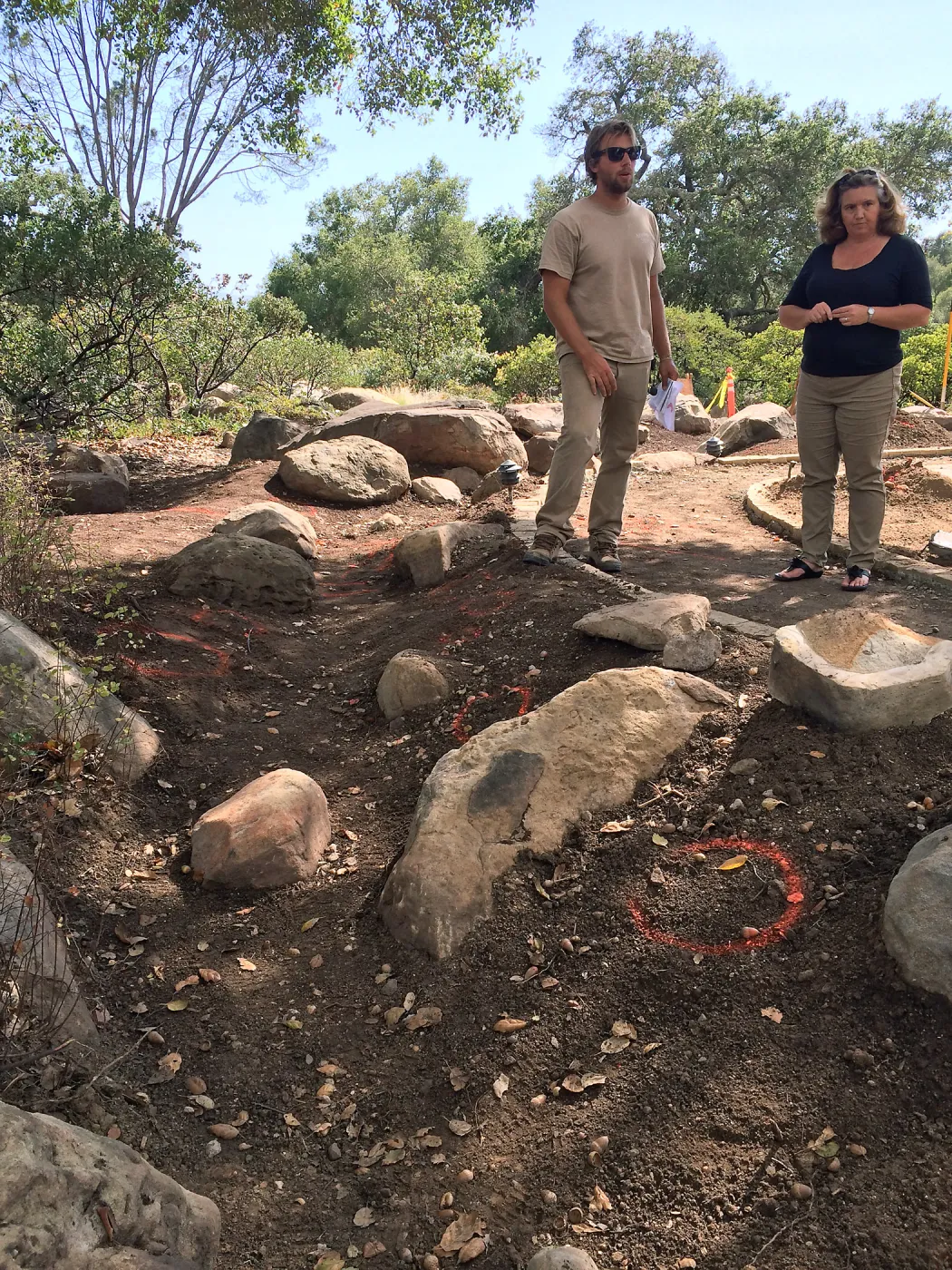 Chris Arntz and Kim True at Water Wise Home Garden