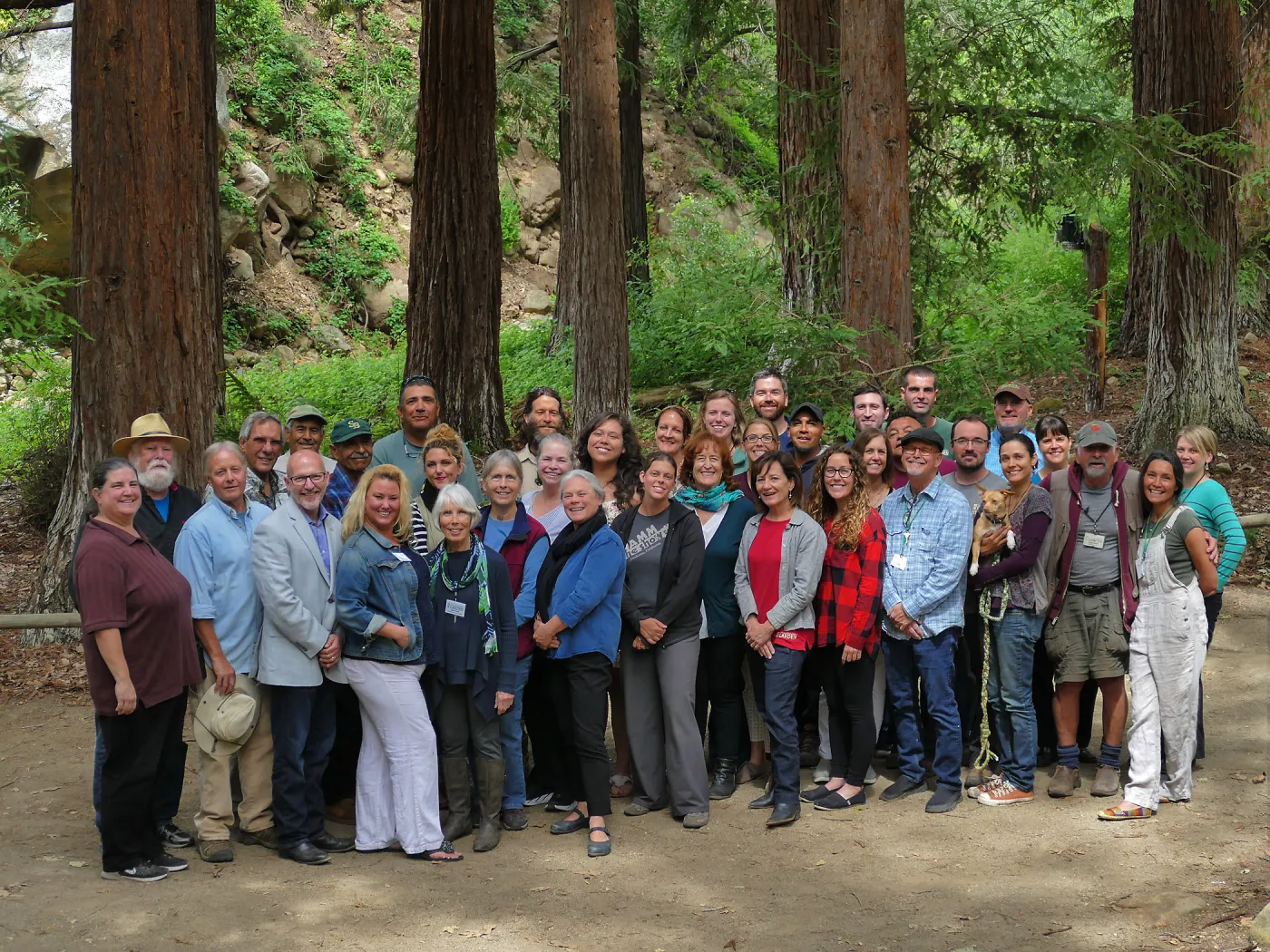 Staff portrait in the Redwood Section (Coast Redwood)