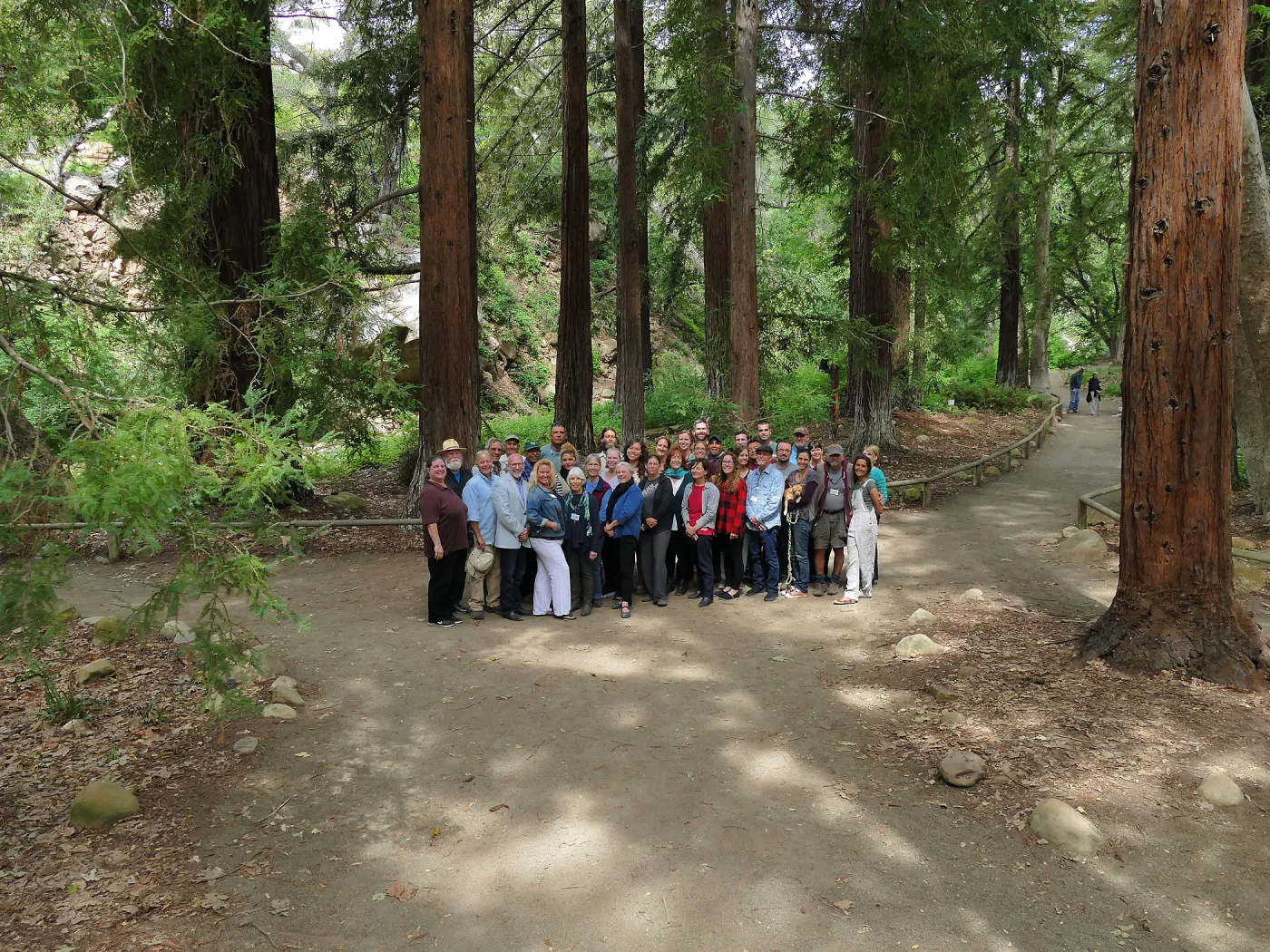 Staff portrait in the Redwood Section (Coast Redwood)