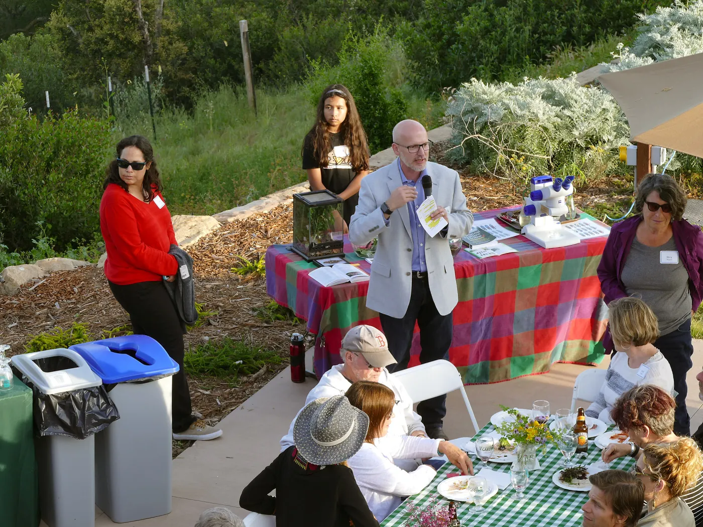 Members Picnic 2017, Steve Windhager addressing attendees