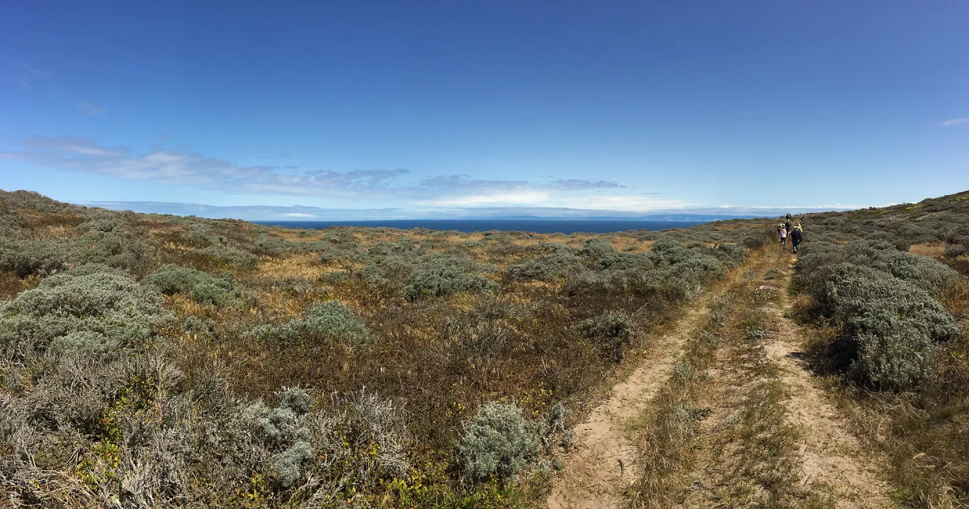 Santa Rosa Island Trip, Looking out towards mainland, hiking to Carrington Point