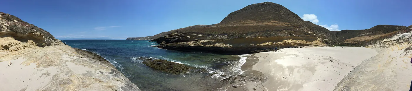 Santa Rosa Island Trip, Lobo Canyon beach