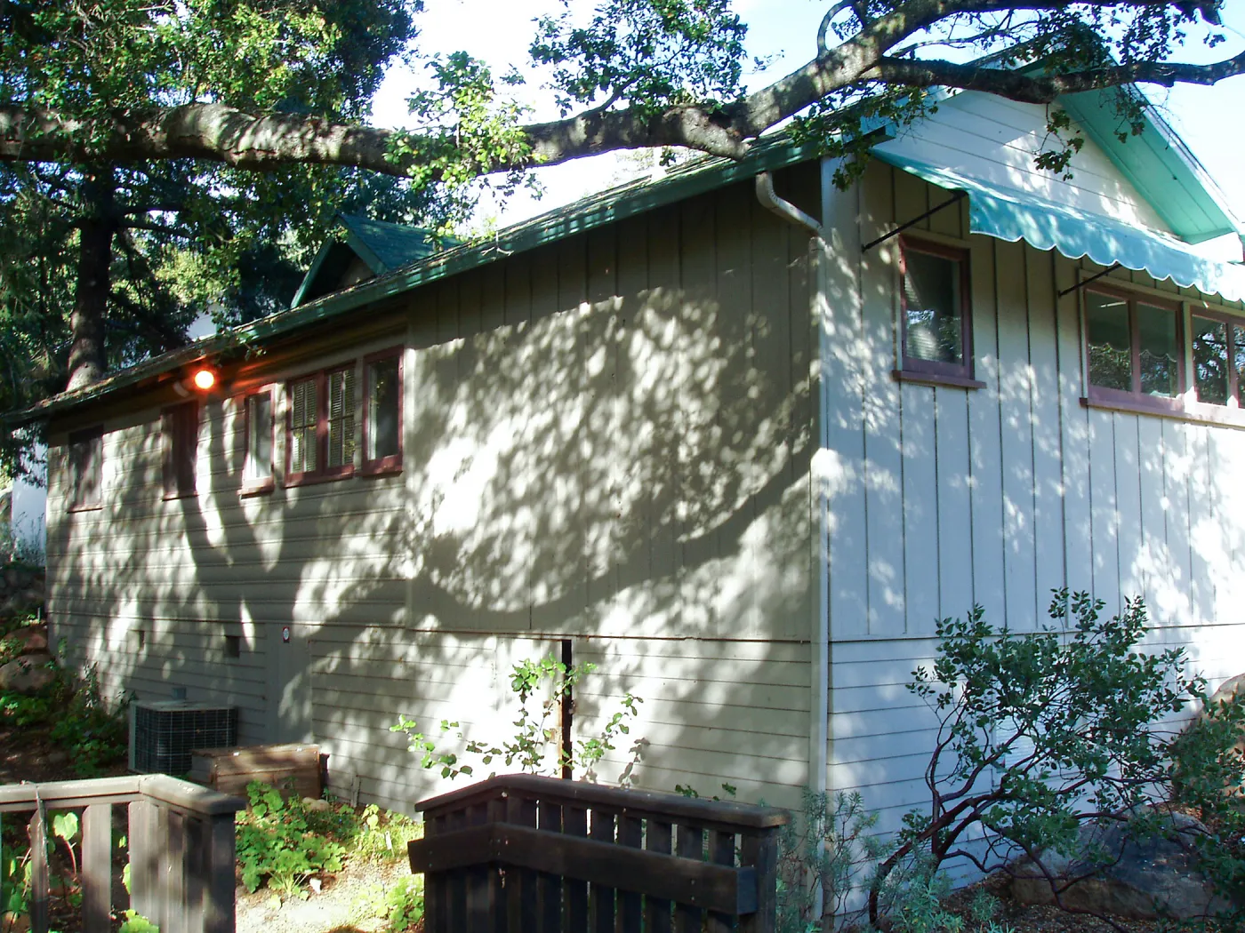 Southwest corner of Cottage