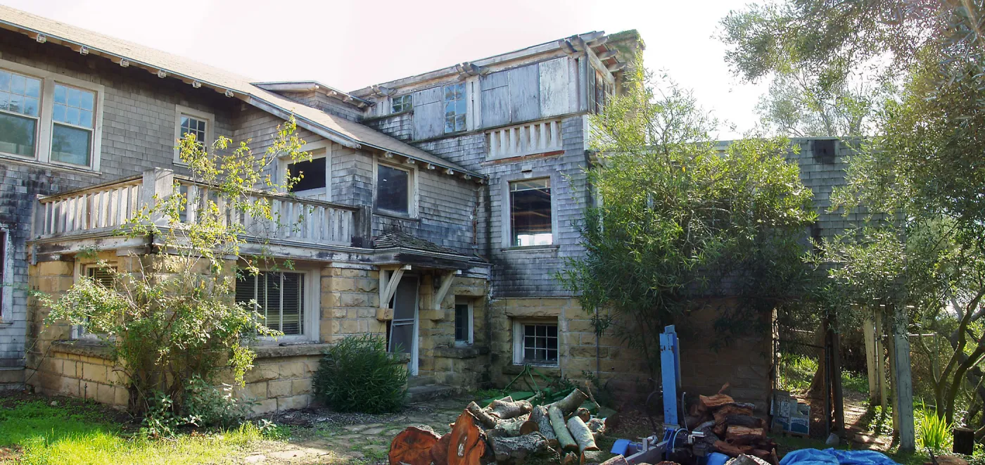 north west side of Gane house