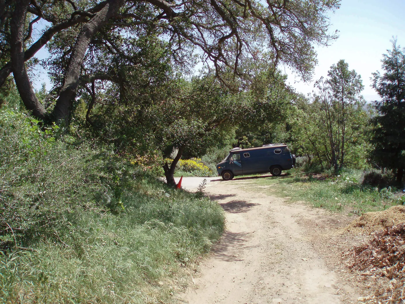 Service road between Gane House and Hansen site
