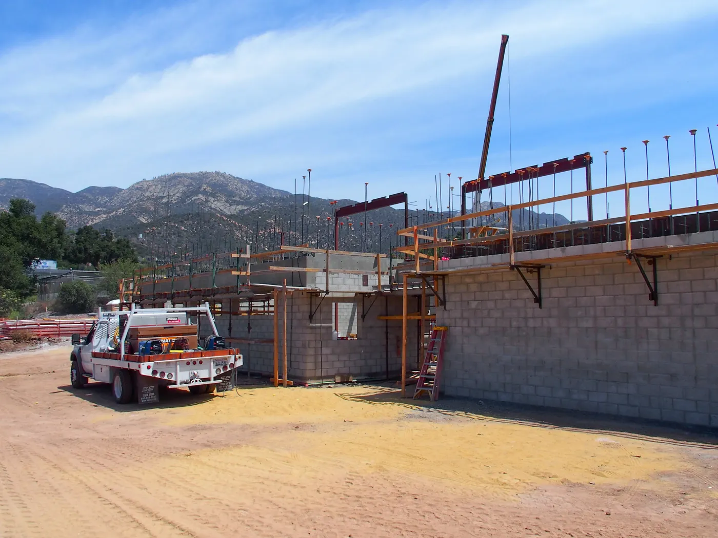 Pritzlaff Conservation Center Construction, Exterior looking northeast