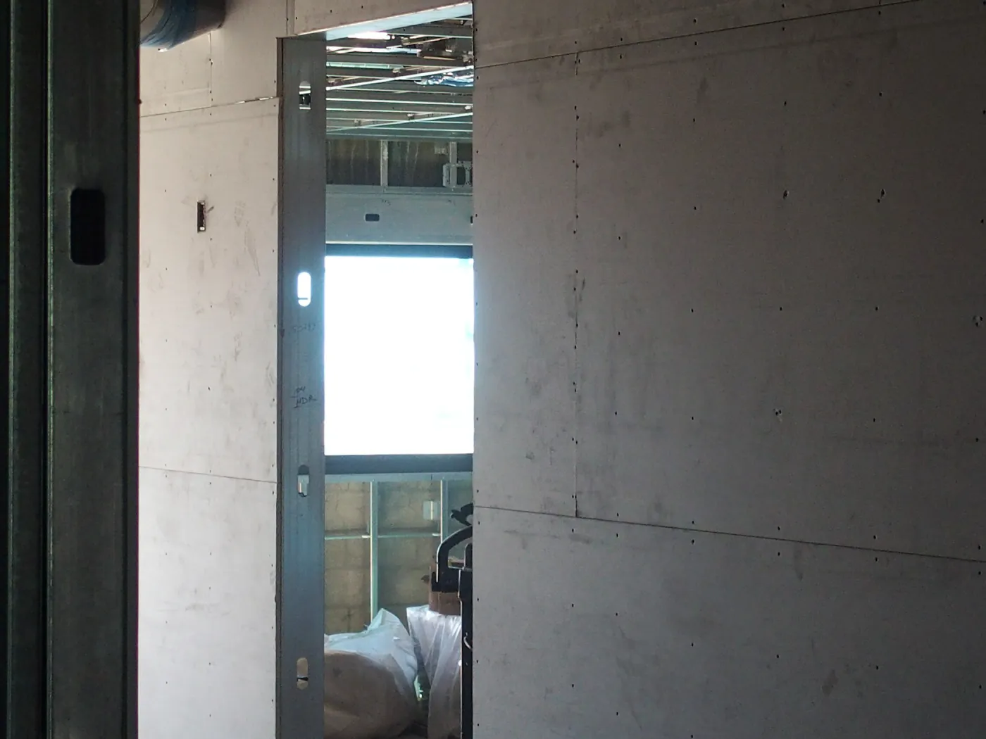 Pritzlaff Conservation Center construction, upper floor looking southwest