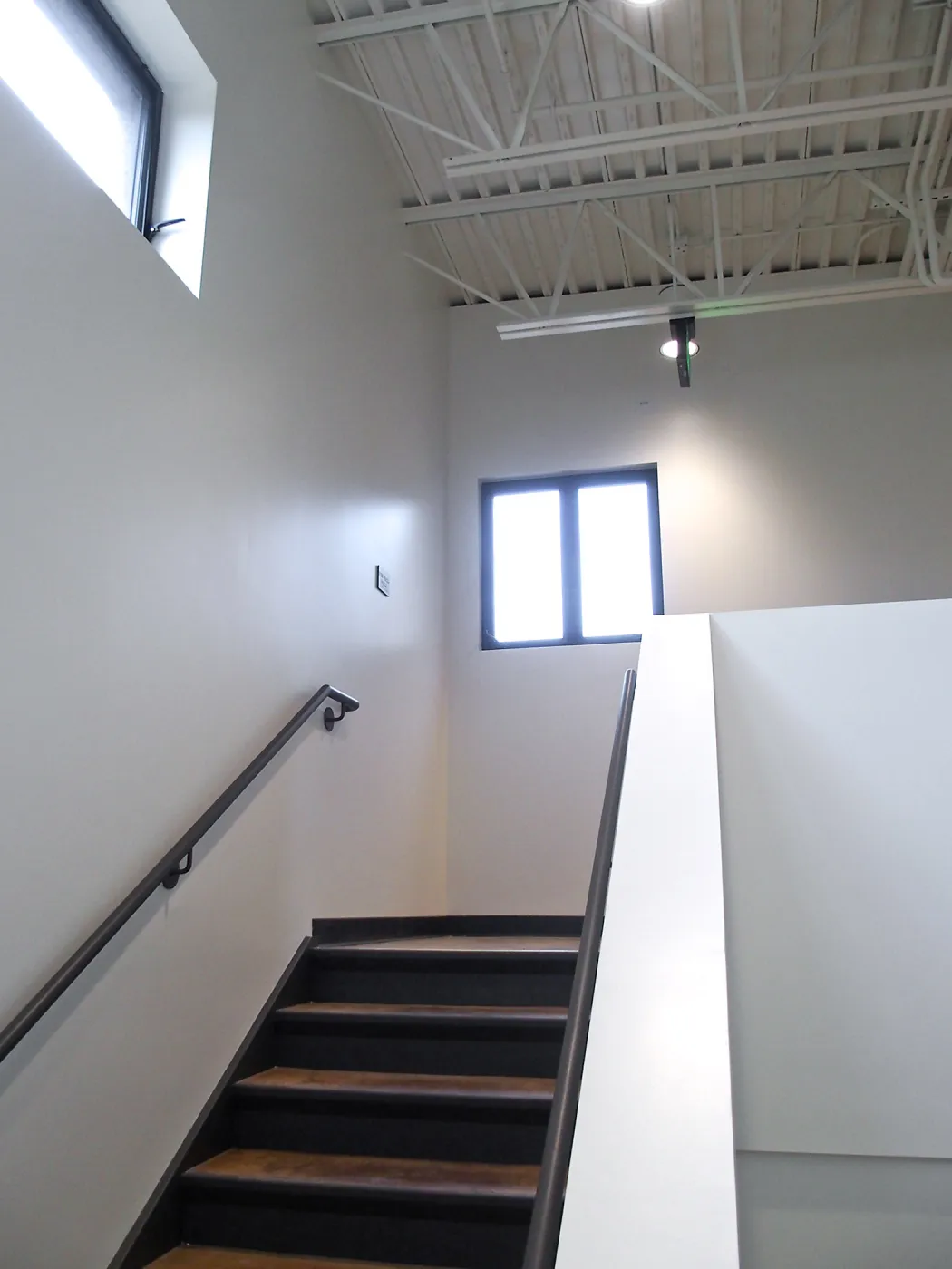Pritzlaff Conservation Center construction, upper stairwell