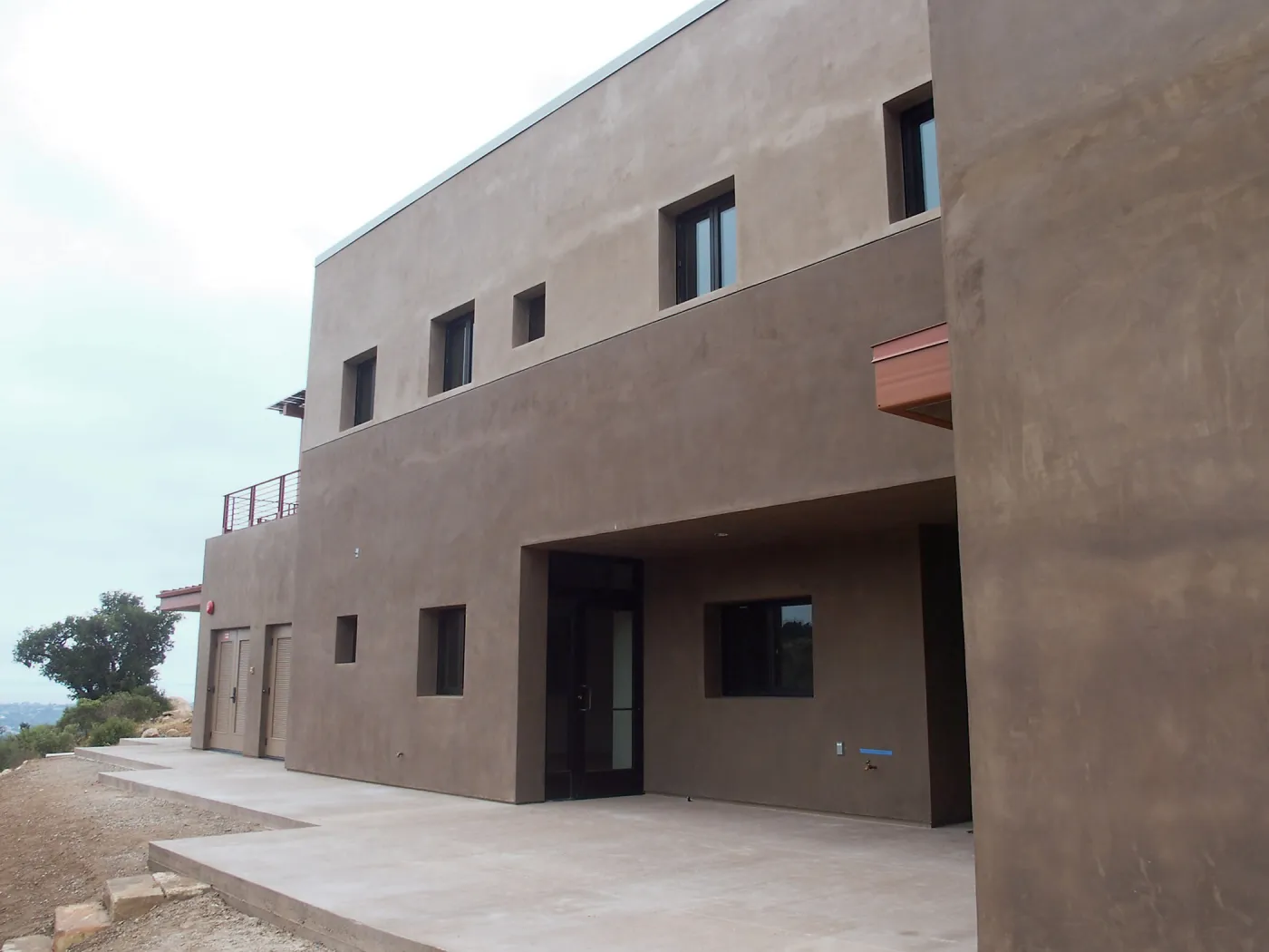 Pritzlaff Conservation Center construction, south end of east face