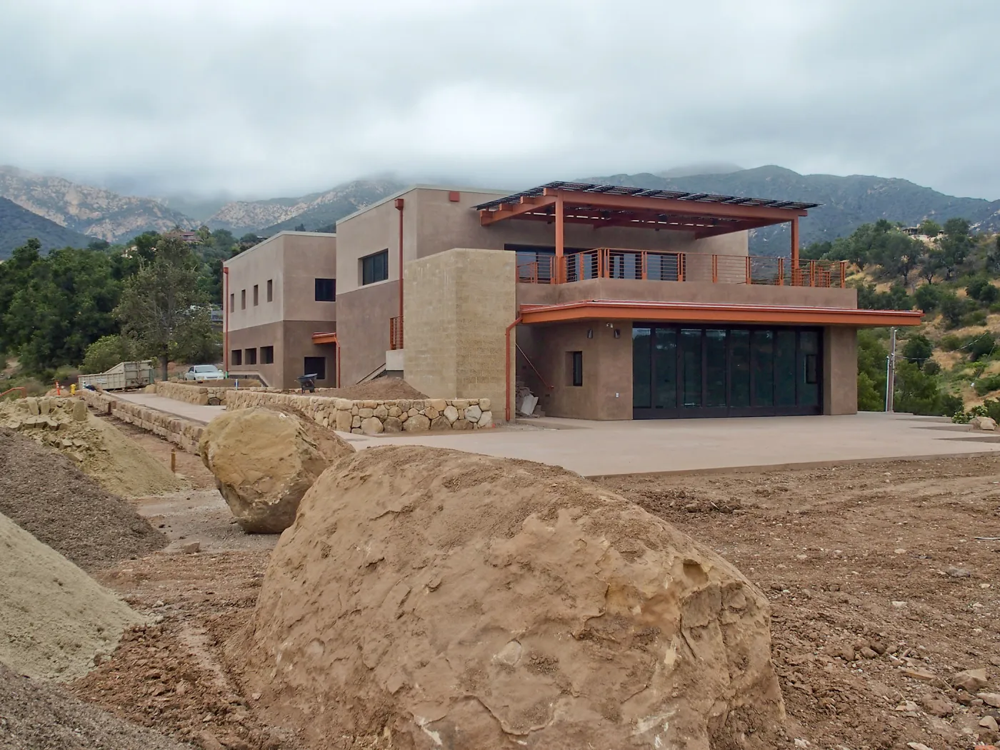 Pritzlaff Conservation Center construction, exterior looking northeast